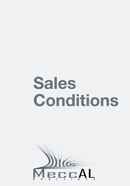 Sales conditions
