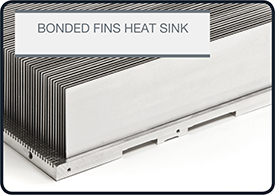 Bonded fins heat sink