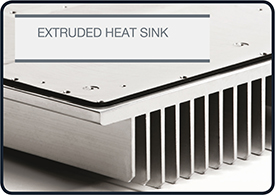 Extruded heat sink